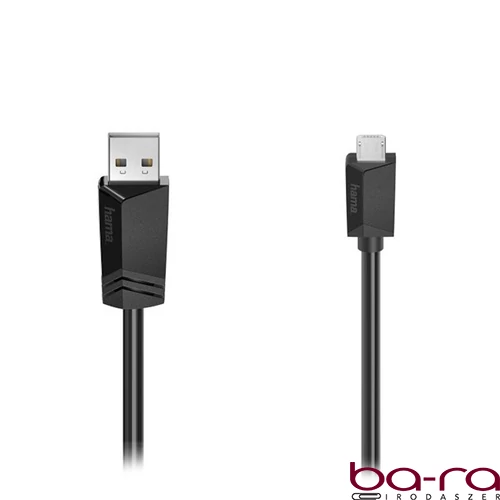 Kábel HAMA USB-A/Micro-USB 1,5m fekete