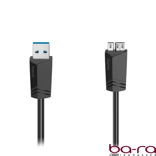Kábel HAMA USB-A 3.0/Micro-USB 1,5m fekete