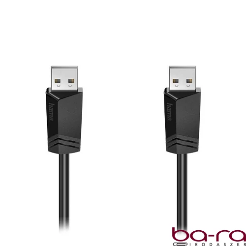 Kábel HAMA USB-A dugó 1,5m fekete