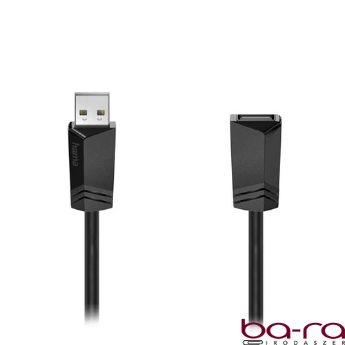 Kábel HAMA USB-A hosszabbító 3m fekete