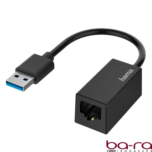 Kábel elosztó HAMA USB 3.0/LAN 10/100/1000 Mbps