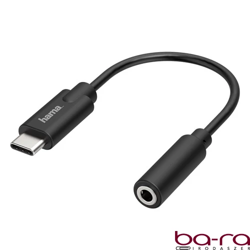 Kábel elosztó HAMA USB Type-C/Jack 3,5mm