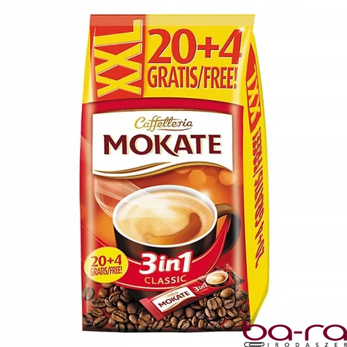 Kávé instant MOKATE 3in1 Classic 24x17 g