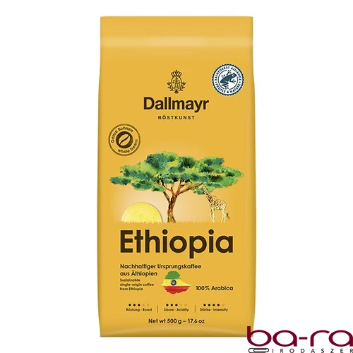 Kávé szemes DALLMAYR Ethiopia 100% arabica 500 g