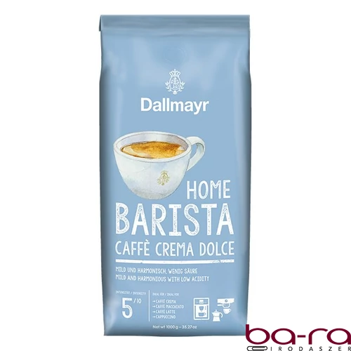 Kávé szemes DALLMAYR Home Barista Caffé Dolce 1000 g