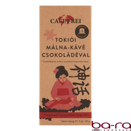 Kávékapszula CAFE FREI Nespresso Tokiói csokoládés-málna 9 kapszula/doboz