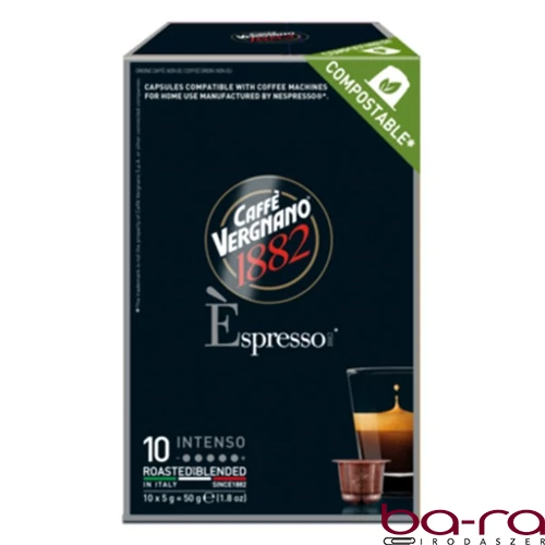 Kávékapszula CAFFÉ VERGNANO Nespresso Intenso 10 kapszula/doboz