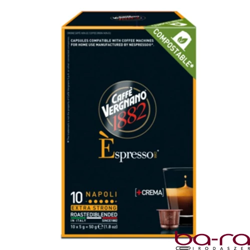 Kávékapszula CAFFÉ VERGNANO Nespresso Napoli 10 kapszula/doboz