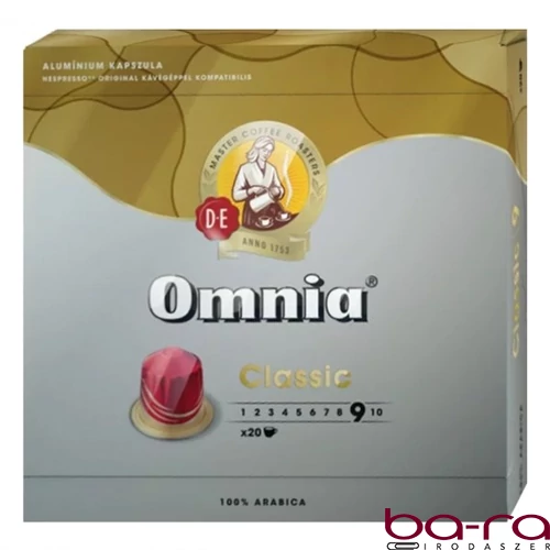 Kávékapszula DOUWE EGBERTS Omnia Nespresso Espresso Classic 20 kapszula/doboz