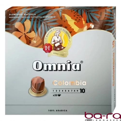 Kávékapszula DOUWE EGBERTS Omnia Nespresso Espresso Columbia 20 kapszula/doboz