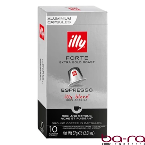 Kávékapszula ILLY Nespresso Espresso Forte 10 kapszula/doboz