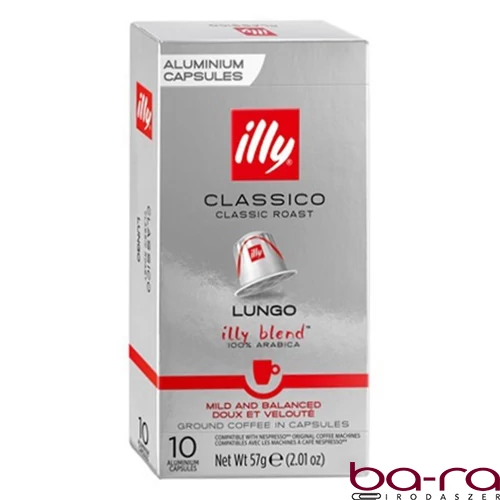 Kávékapszula ILLY Nespresso Lungo Classic 10 kapszula/doboz