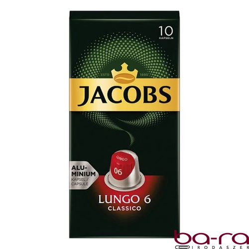 Kávékapszula JACOBS Nespresso Lungo 6 10 kapszula/doboz