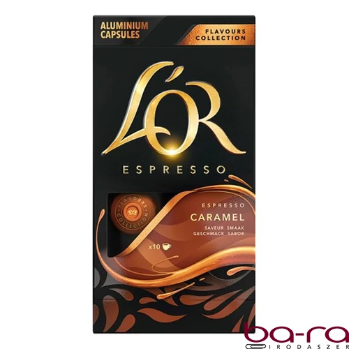 Kávékapszula L`OR Caramell Nespresso kompatibilis 10 kapszula/doboz