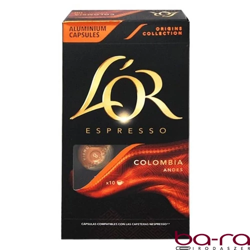 Kávékapszula L`OR Nespresso Colombia 10 kapszula/doboz
