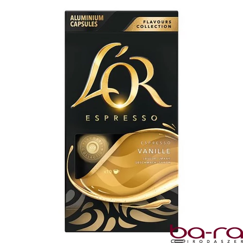 Kávékapszula L`OR Vanille Nespresso kompatibilis 10 kapszula/doboz