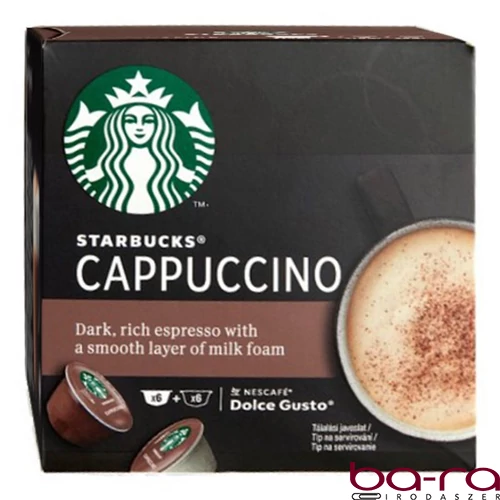 Kávékapszula STARBUCKS by Nescafé Dolce Gusto Cappuccino 2x6 kapszula/doboz