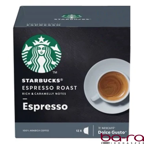 Kávékapszula STARBUCKS by Nescafé Dolce Gusto Espresso Roast 12 kapszula/doboz