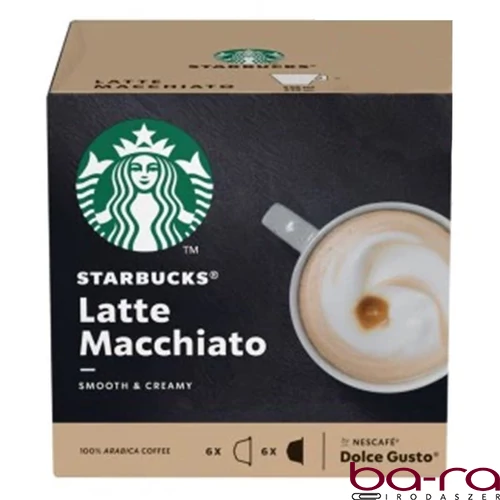 Kávékapszula STARBUCKS by Nescafé Dolce Gusto Latte Macchiato 2x6 kapszula/doboz