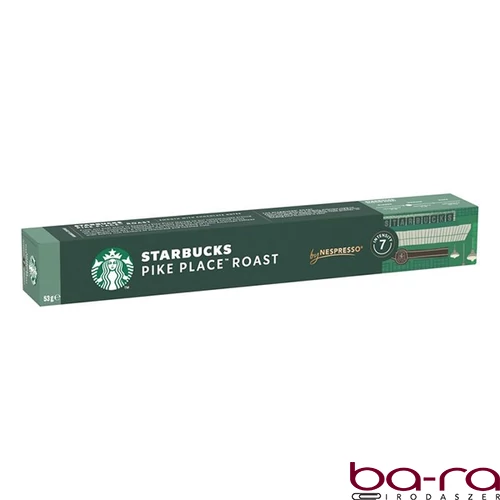 Kávékapszula STARBUCKS by Nespresso Pike Place Roast 10 kapszula/doboz