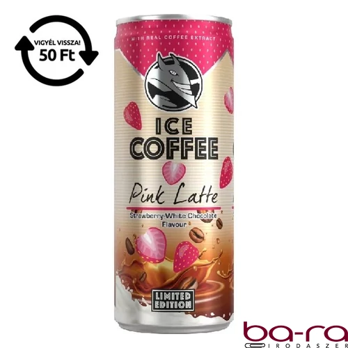 Kávés tej HELL Energy Coffe Pink Latte 250ml DRS