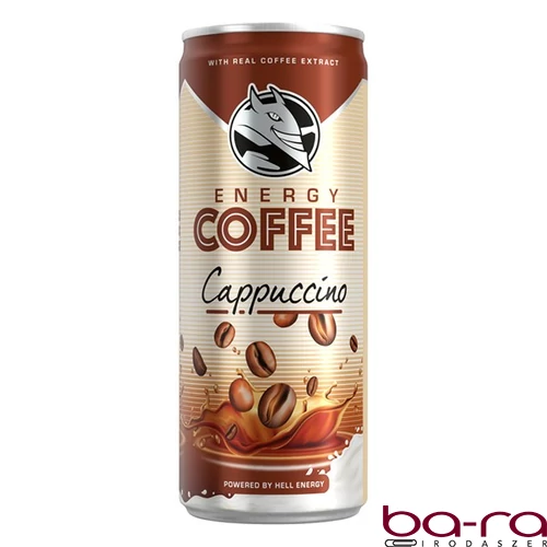 Kávés tej HELL Energy Coffee Cappuccino 250ml