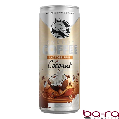 Kávés tej HELL Energy Coffee Coconut Latte laktózmentes 250ml