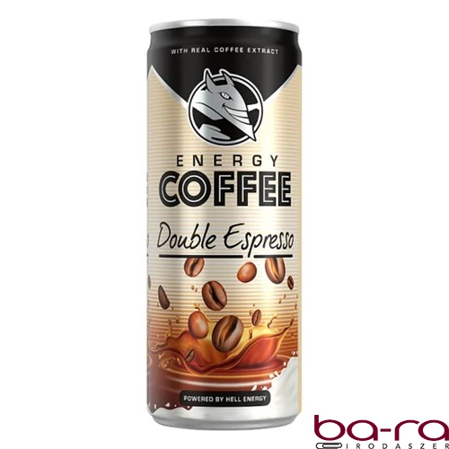 Kávés tej HELL Energy Coffee Double Espresso 250ml