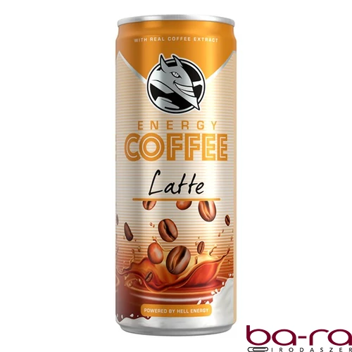 Kávés tej HELL Energy Coffee Latte 250ml