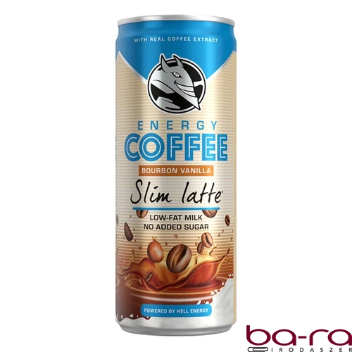 Kávés tej HELL Energy Coffee Slim Latte 250ml
