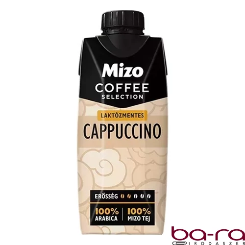 Kávés tej MIZO Coffe Selection Cappuccino UHT laktózmentes 0,25L