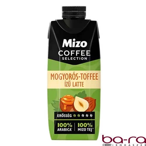 Kávés tej MIZO Coffe Selection Latte Mogyorós Toffee UHT 0,25L