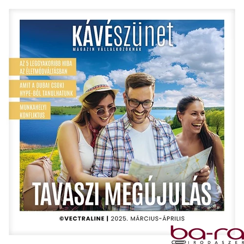 Kávészünet magazin 2025. március-április 3-4 szám.