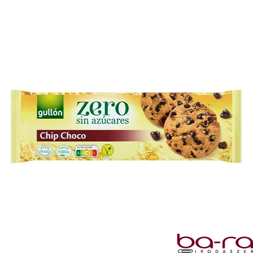 Keksz GULLON Choco chips cukormentes 150 g