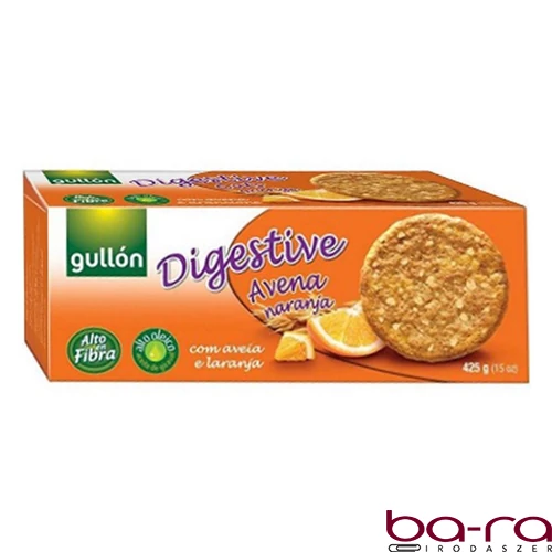 Keksz GULLON Digestive zabpelyhes narancsos 425 g