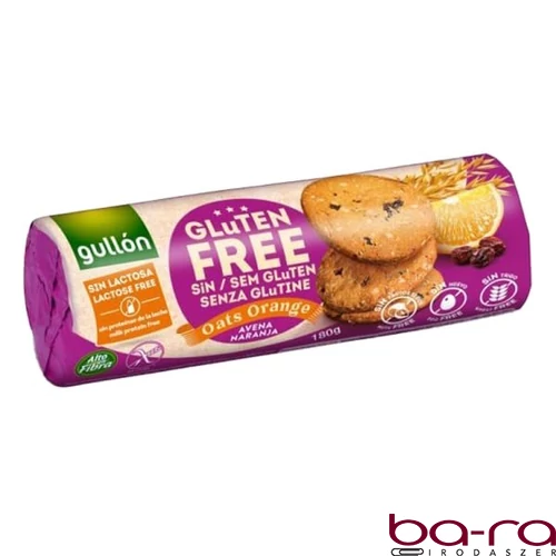 Keksz GULLON Gluténmentes zabbal és naranccsal 180 g