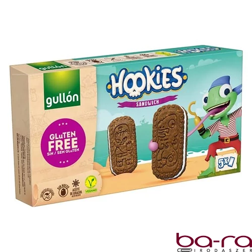 Keksz GULLON Hookies Crema gluténmentes 230 g
