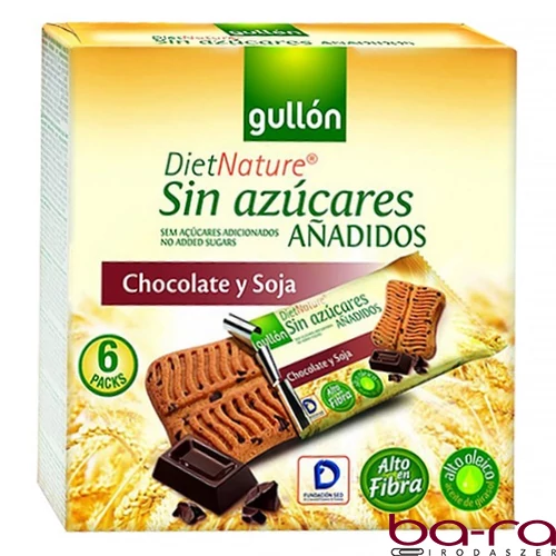 Keksz GULLON Snack csokis 144 g