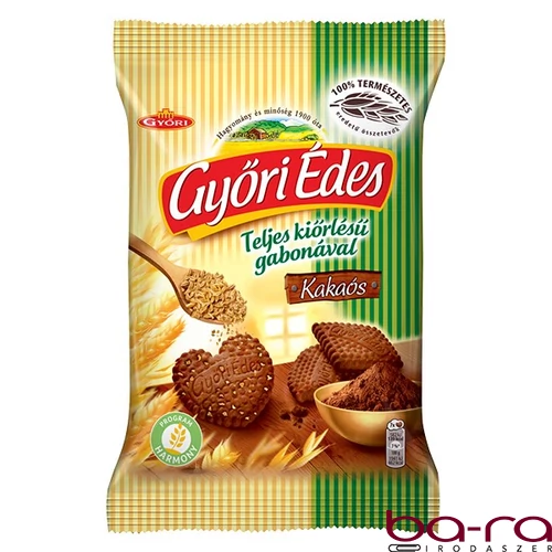 Keksz GYŐRI Édes teljes kiőrlésű kakaós 150 g