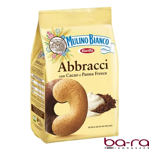 Keksz MULINO BIANCO abbracci krémes kakaós 350 g