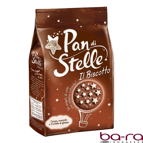 Keksz MULINO BIANCO pan di stelle kakaós 350 g
