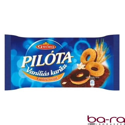Keksz PILÓTA vaníliás karika étbevonóval 300 g