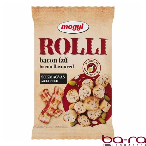 Kenyérkarika MOGYI Rolli sokmagvas baconos 65 g
