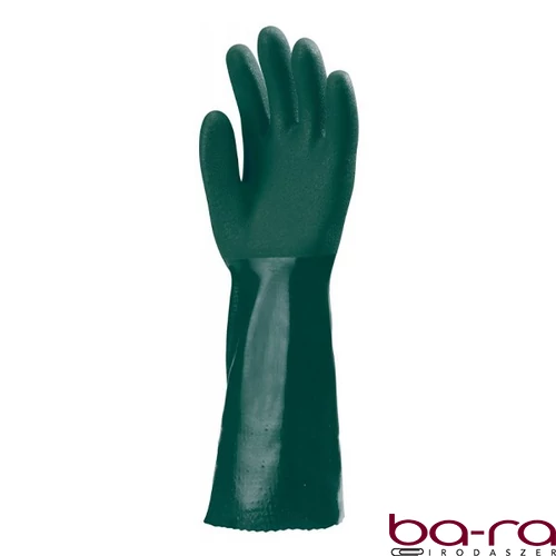 Kesztyű mártott COVERGUARD polimer vegyszerálló zöld 10-es 2 darab/pár