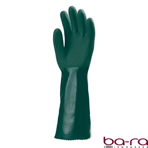 Kesztyű mártott COVERGUARD polimer vegyszerálló zöld 8-as 2 darab/pár