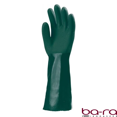 Kesztyű mártott COVERGUARD polimer vegyszerálló zöld 9-es 2 darab/pár