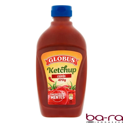 Ketchup GLOBUS Csípős flakonos 470 g