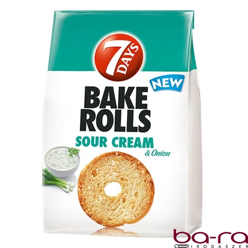 Kétszersült kenyérkarika TUC Bake Rolls hagymás tejfölös 80 g