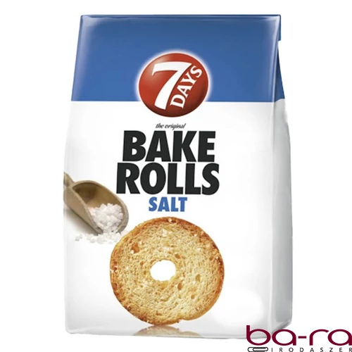 Kétszersült kenyérkarika TUC Bake Rolls sós 80 g