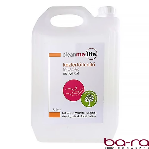 Kézfertőtlenítő folyadék utántöltő CLEANME.LIFE mangó 5000 ml